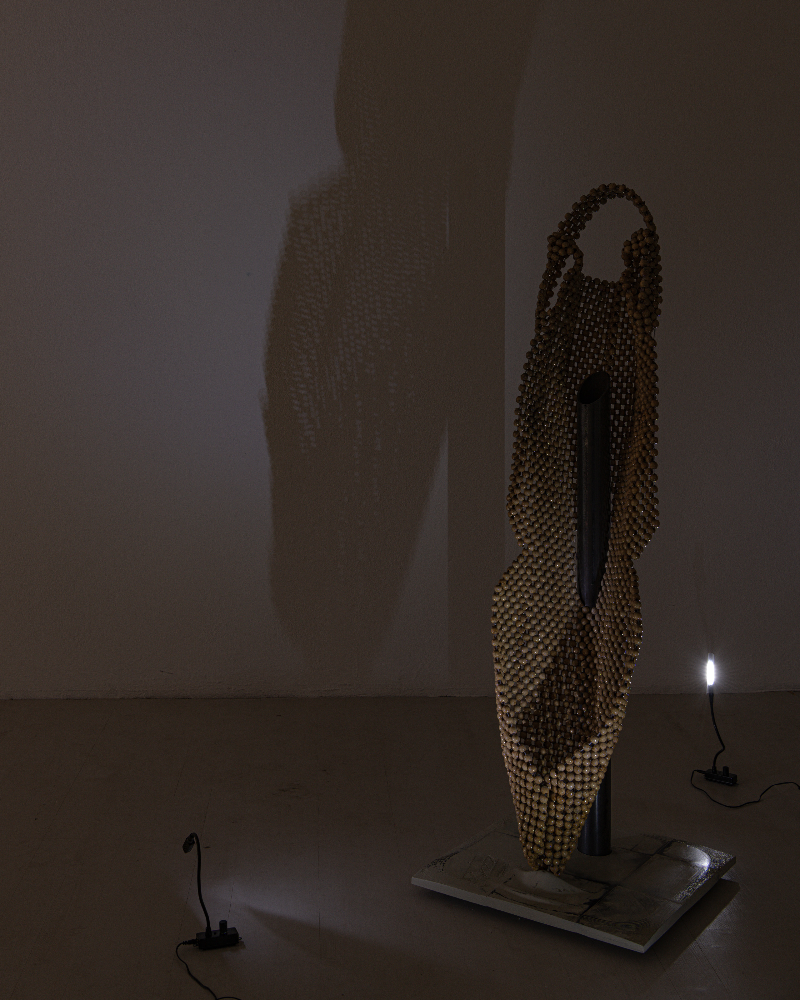 René Stiegler, The best part of pretend is the end, Wood, Epoxy, Steel, PLA, Varnish, Concrete, 2026