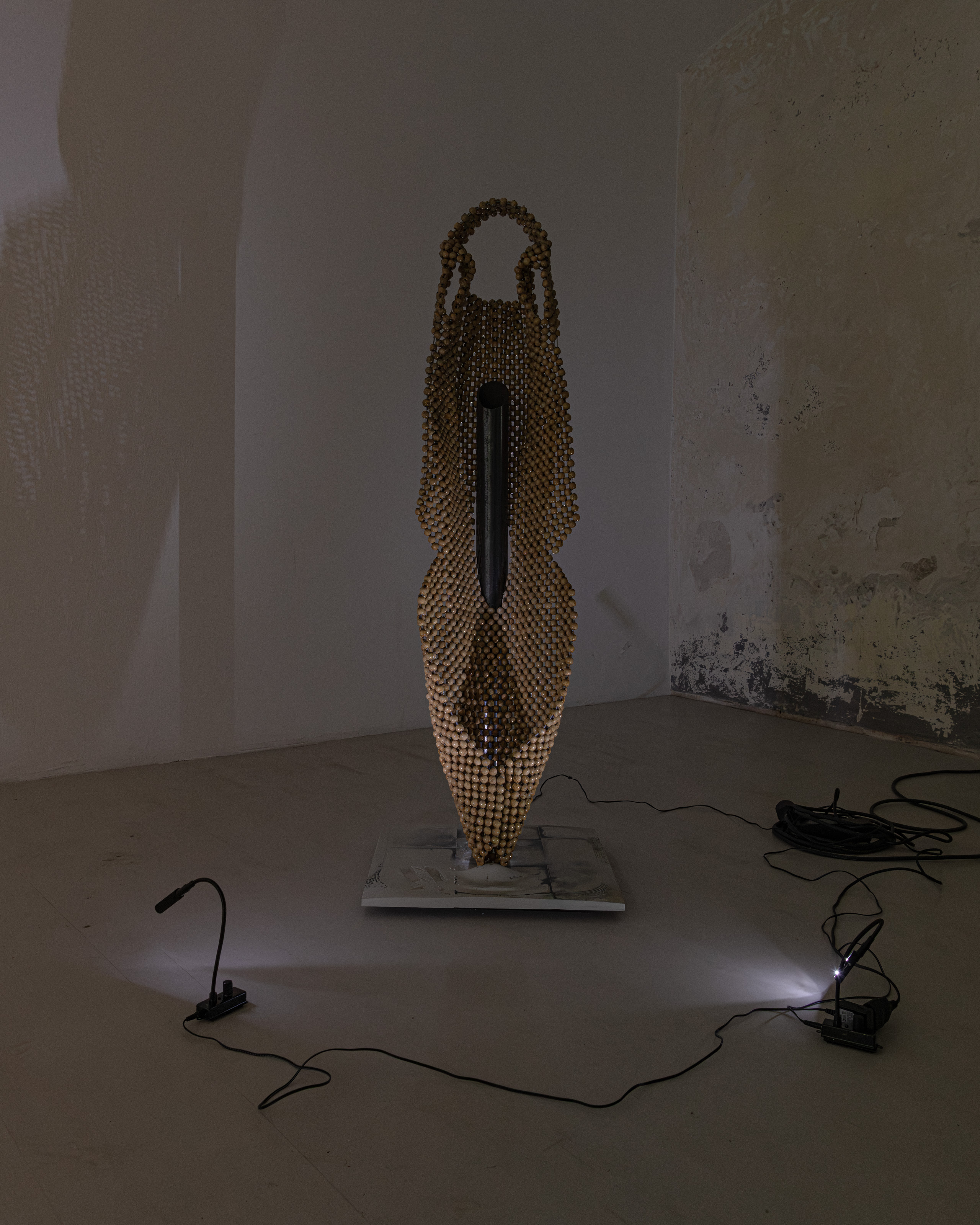 René Stiegler, The best part of pretend is the end, Wood, Epoxy, Steel, PLA, Varnish, Concrete, 2026