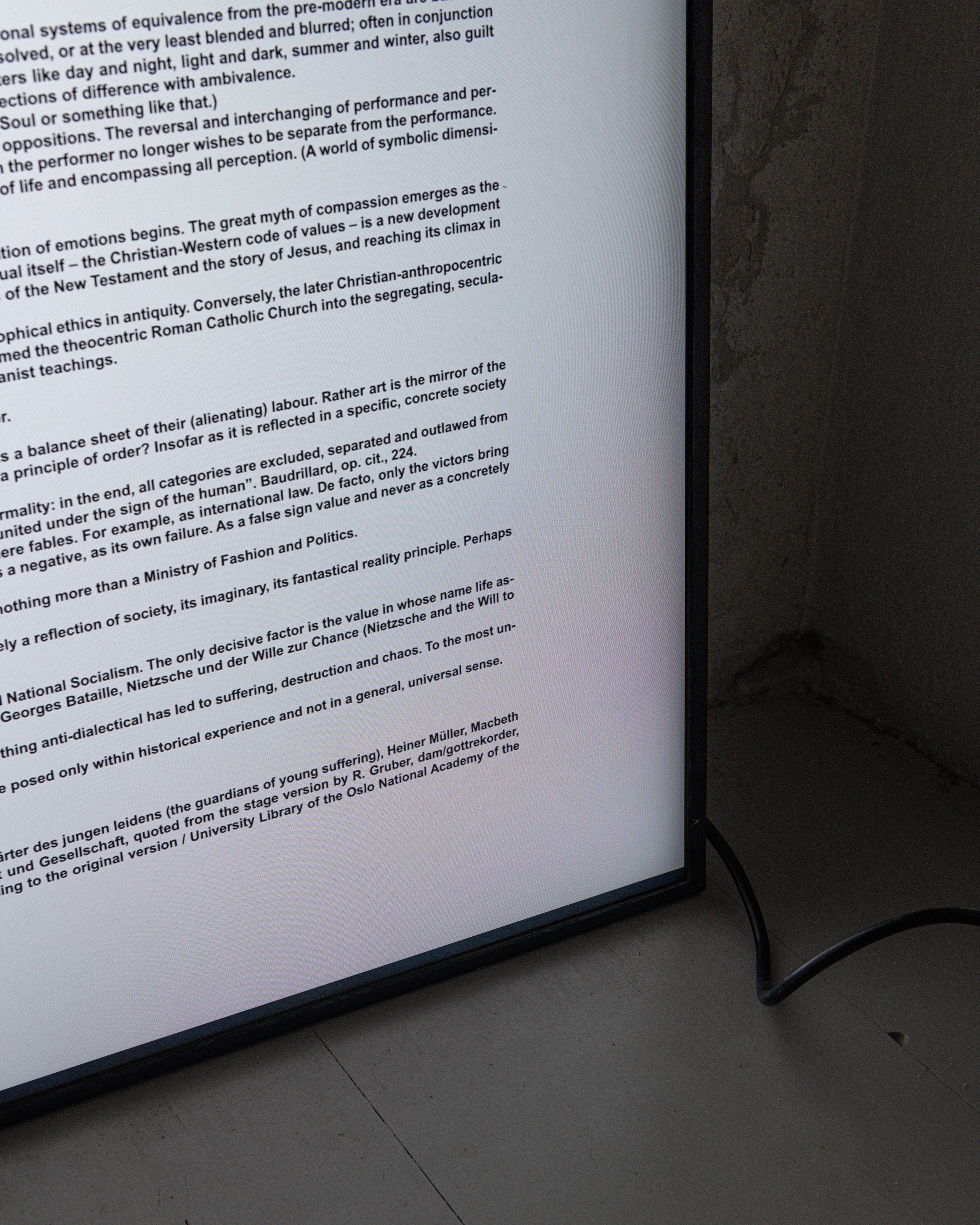 Robert di Pauli, Any justice needs a lie, 2026