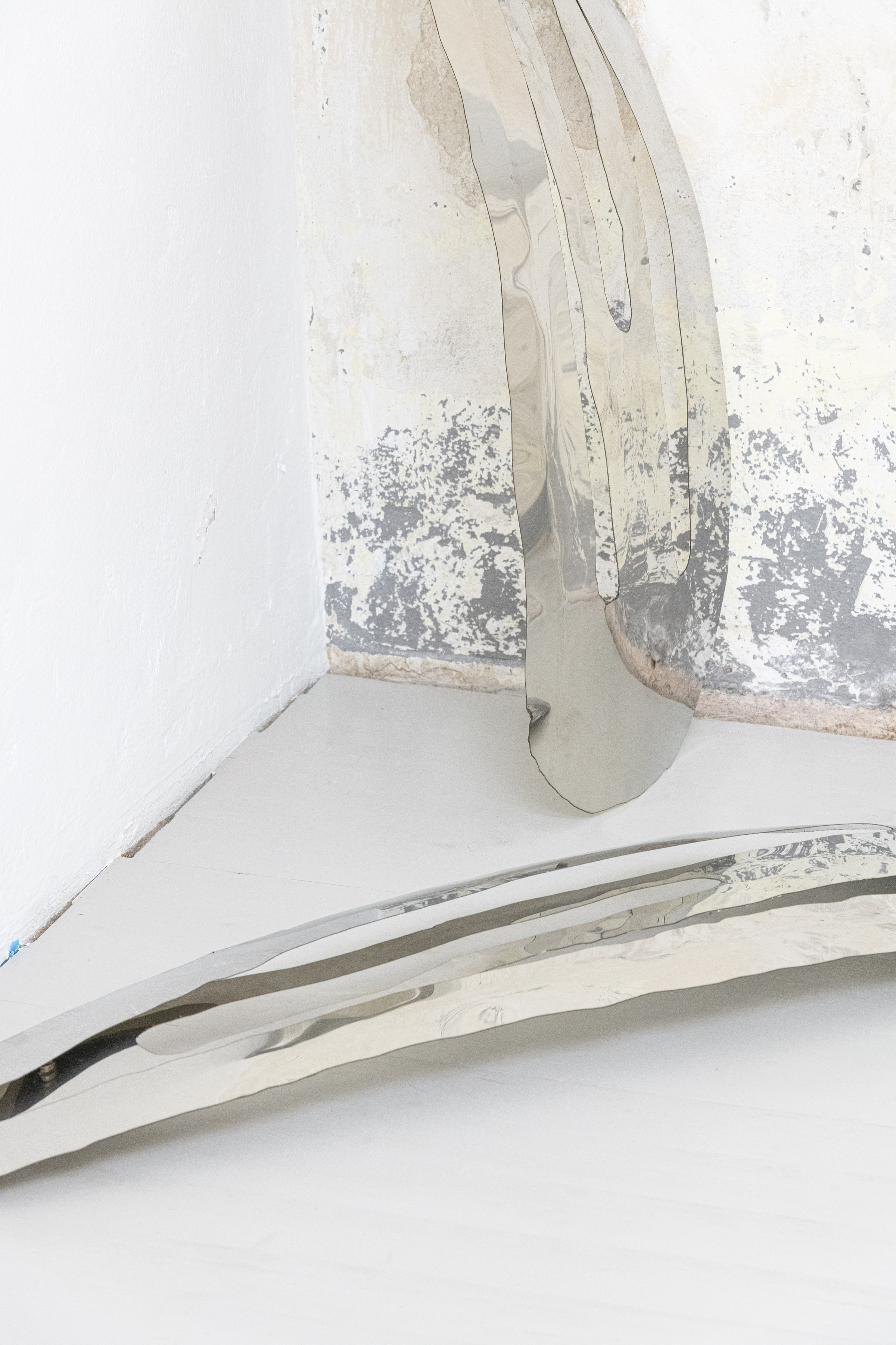 Jakob Braito, 'Indie clip: untitled 01 + 02', Stainless steel, 90 x 30 x 10 cm, 2023 